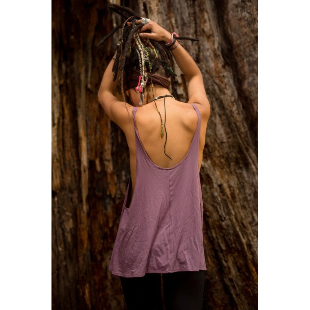 Wild Thing Top Mauve Festival Clothing Loose Fit